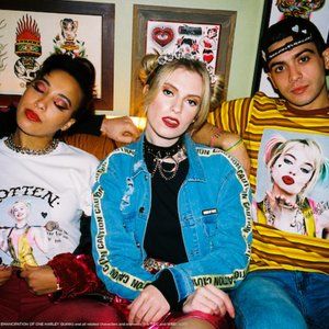 BRAND NEW Harley Quinn Distressed Denim Jacket - M & L